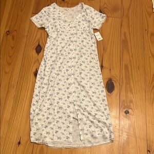 Lucky Brand White Floral Dress